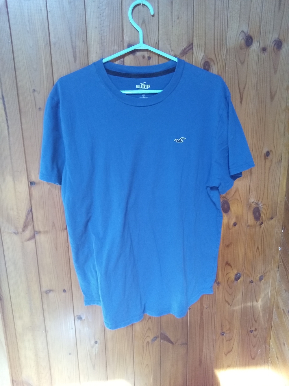 Hollister Men's Short Sleeve Crew T-Shirt - Royal Blue